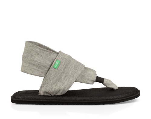 Sanuk Womens Yoga Sling 2 Grey Sandals | OTPCDM392